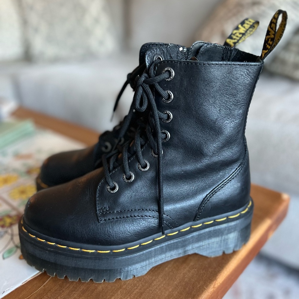 Dr. Martens Black Platform Boots